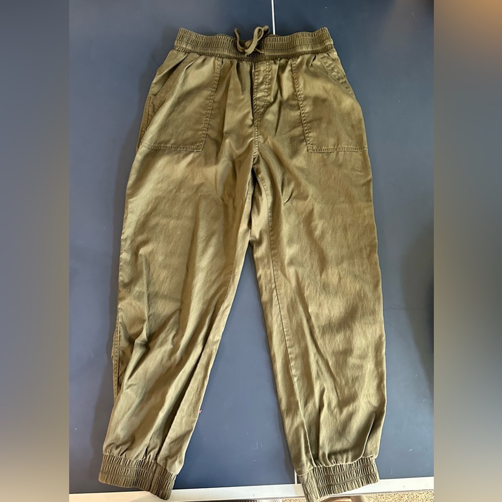 A New Day Green joggers  with front and back pockets.